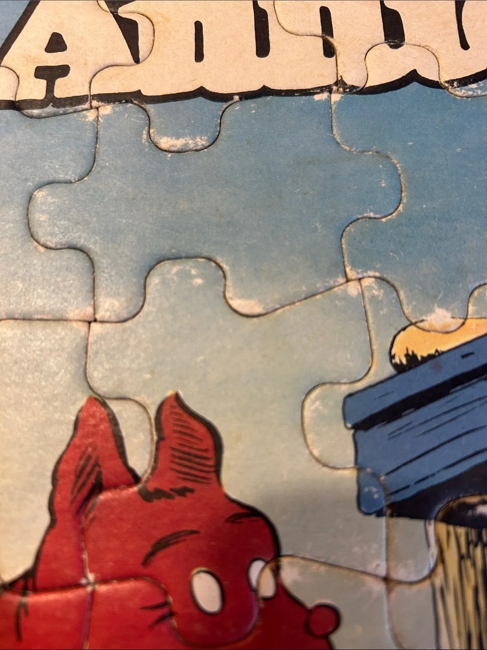 Little Orphan Annie Vintage Puzzle - Dated 1952